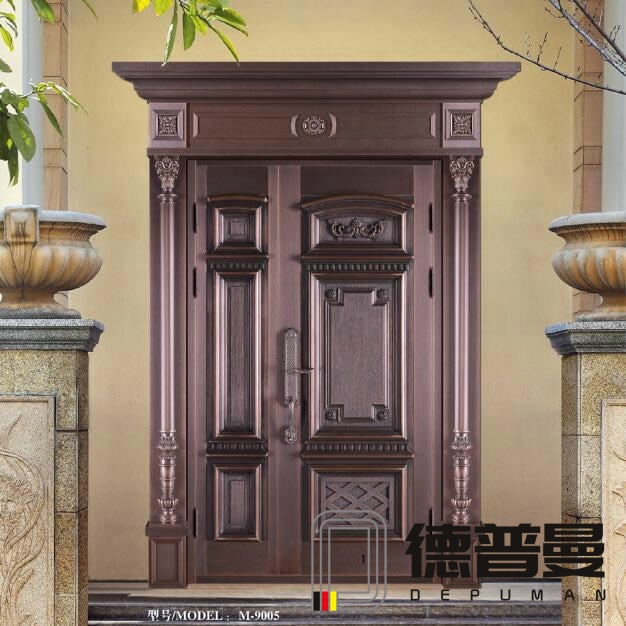 豪華純銅子母門